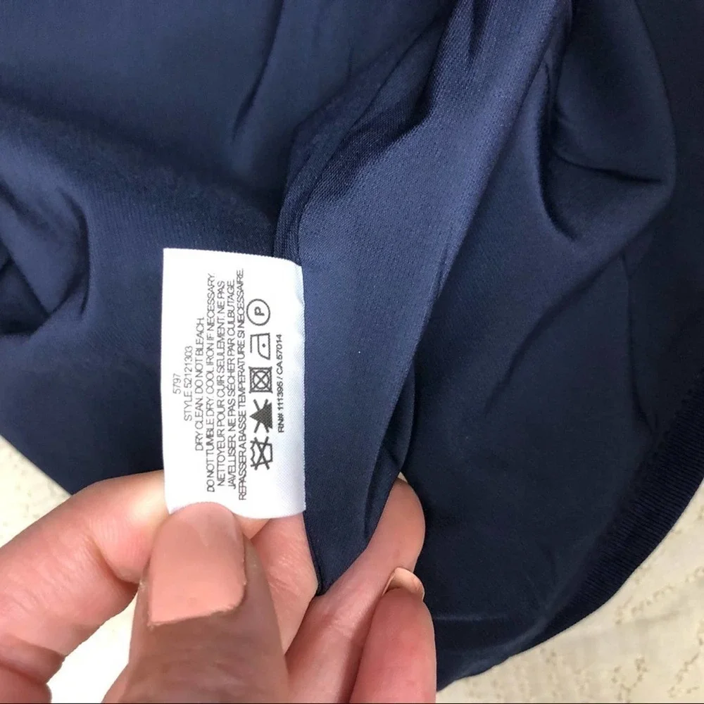 Tory Burch Navy Alton Skirt Size 12
